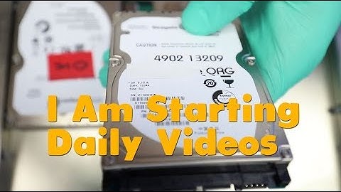 start of my daily videos | Hitachi, Seagate both dead brought to life