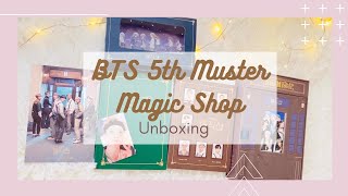 UNBOXING BTS 5TH MUSTER MAGIC SHOP