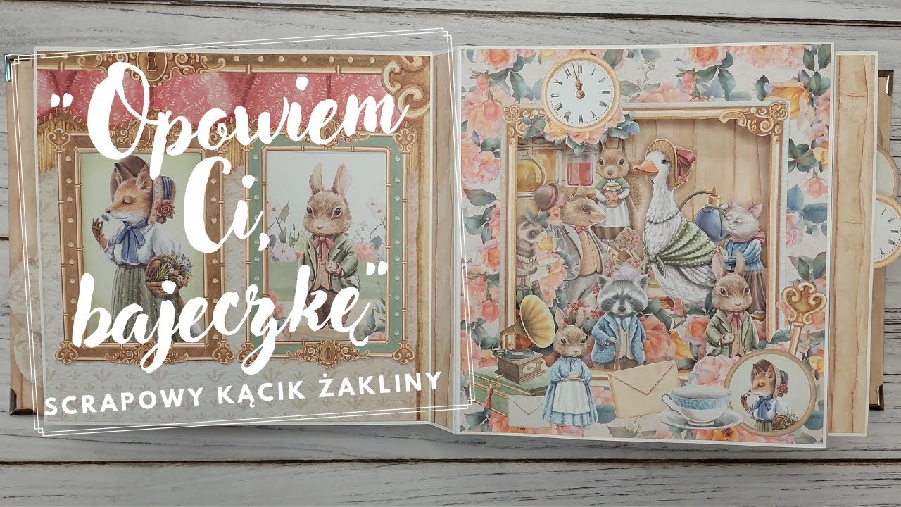 Kolorowy, wesoły album pop up - super pomysł na prezent (scrapbooking)