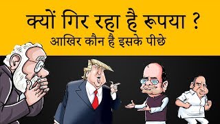 Why is Rupee falling against US Dollar? what are the main reasons | Hindi