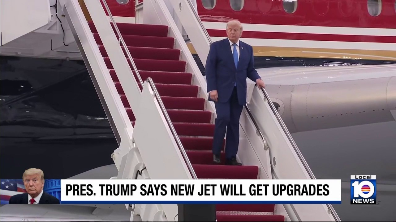 ★のぶさん 専用 LEDタイプ／Air ForceONE TRUMPさん Trump addresses security concerns over new Air Force 1 plane - YouTube