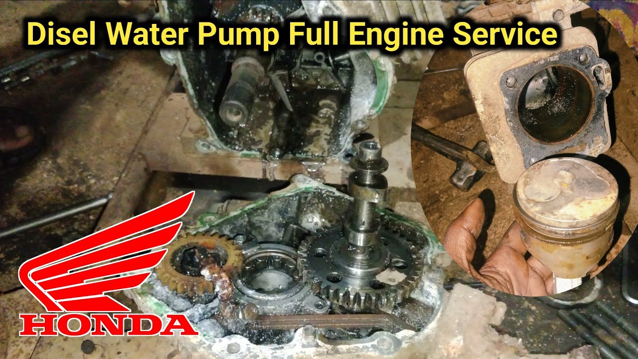Honda Engine Full Open ! Honda Disel Water Pump Full Engine Reapiring 