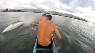 2012 Hui Wa'a Oahu Championships Junior men's race Waikiki Beach Boys
