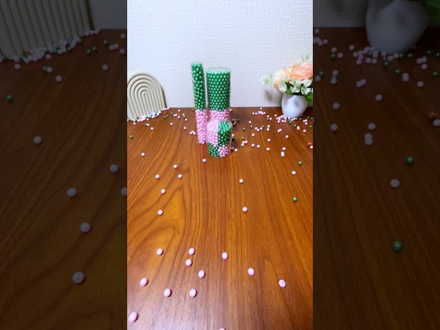 Reverse marble ASMR #satisfying #odlysatisfying #shortsfeed #reverse #asmr #beads #stressrelief