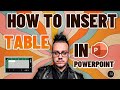 Insert Tables in PPT: Easy Guide!