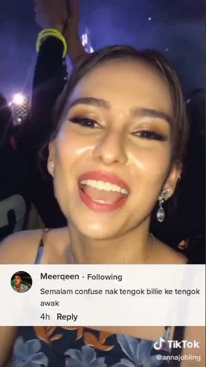 Sikok bagi duo❎ Happier than ever ☑️ Billie Eilish concert #annajobling #meerqeen