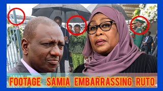 Vedio Leaked RUTO embarrassed and disrespected Tanzania by SAMIAH SULUHU