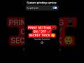 Mobile Printing Setting Full Guide 🔥 | System Printing Service ON Kare #mobileprinting #printengine