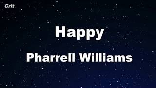 Video thumbnail of "Karaoke♬ Happy - Pharrell Williams 【No Guide Melody】 Instrumental"