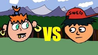 Ghetto Pokemon Battle: Mistisha vs Ashquan [EXPLICIT]