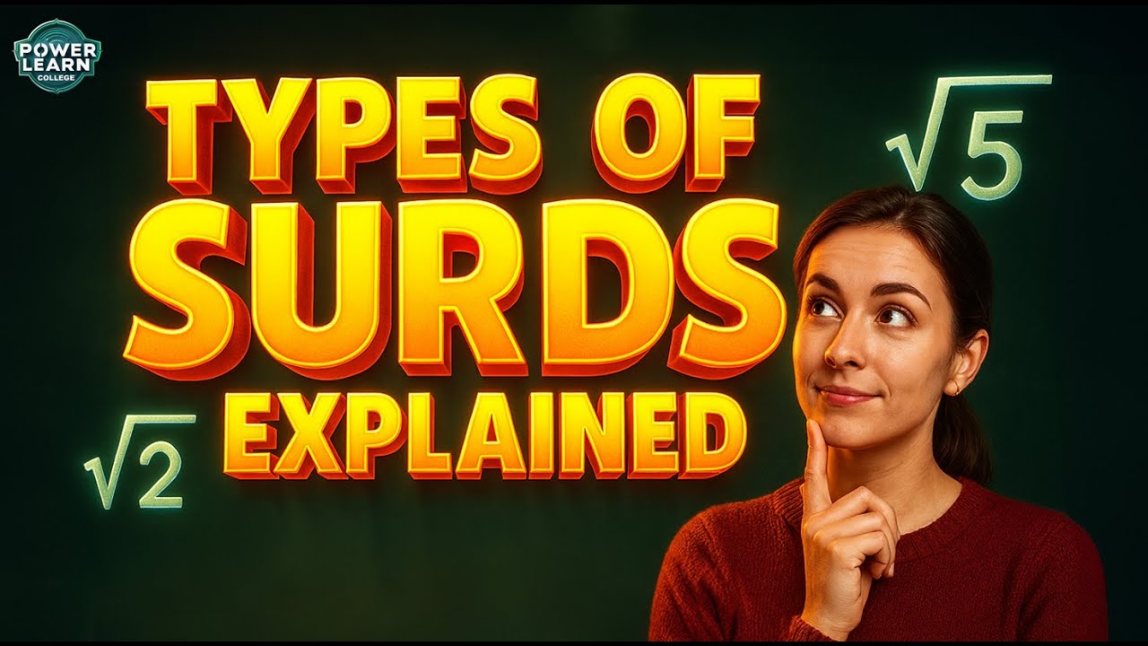Types of Surds Explained | Pure, Mixed, Monomial, Binomial & More with Examples