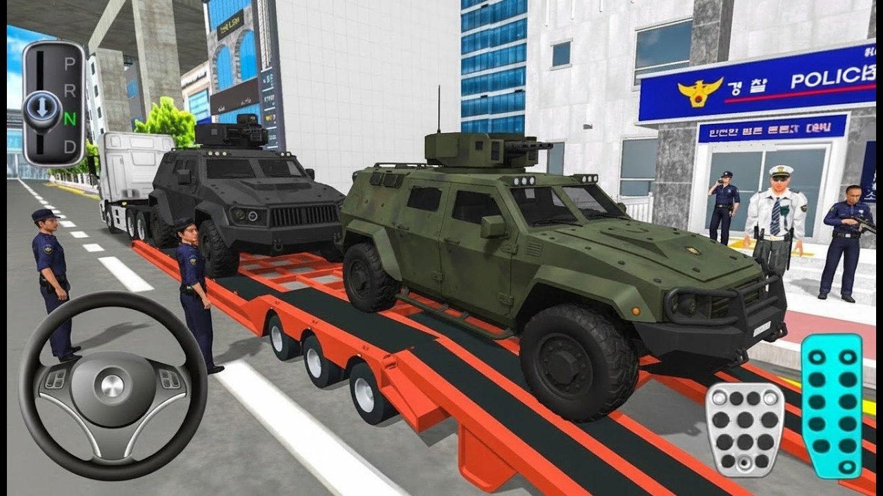 3D Driving Class Simulation -- Funny Police Officer Refuel His Super Car Gas Crazy Driving Gameplay