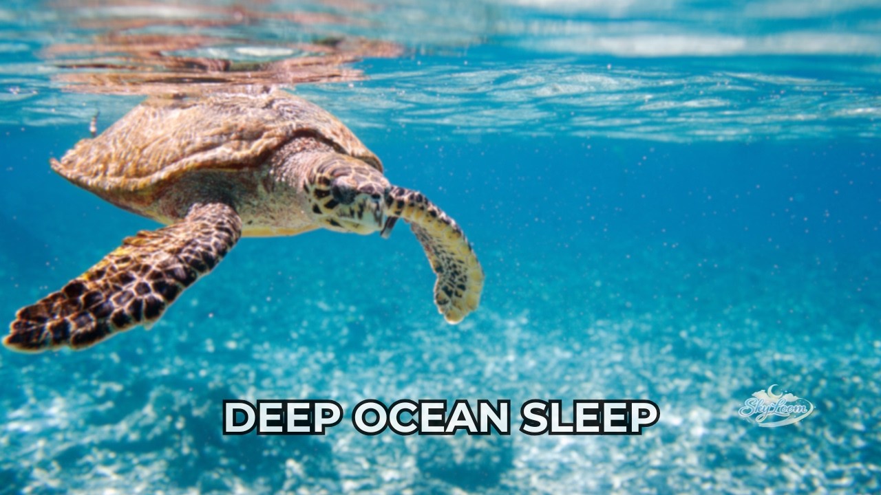Deep Ocean Sleep 🌊 1 Hour Relaxing Underwater World | Turtles, Jellyfish & Coral Reef