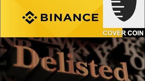 #COVER COIN DELISTED FROM BINANCE I Protect Your Funds I 1 Week To Go.