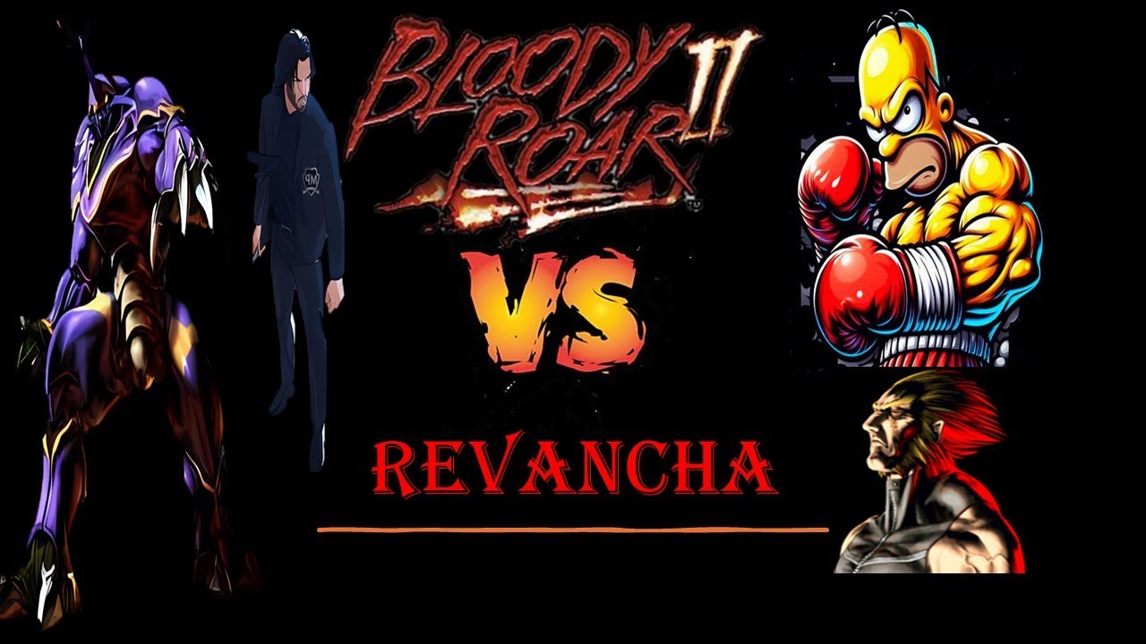 bloodyroar 2 Jhon Wick vs ElMeroPawer, Gameplay en español, ACP Mode