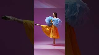 Model Poses For Photoshoot Ballet. Model Daria