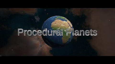 Procedural Worlds   Terrain   Sphere
