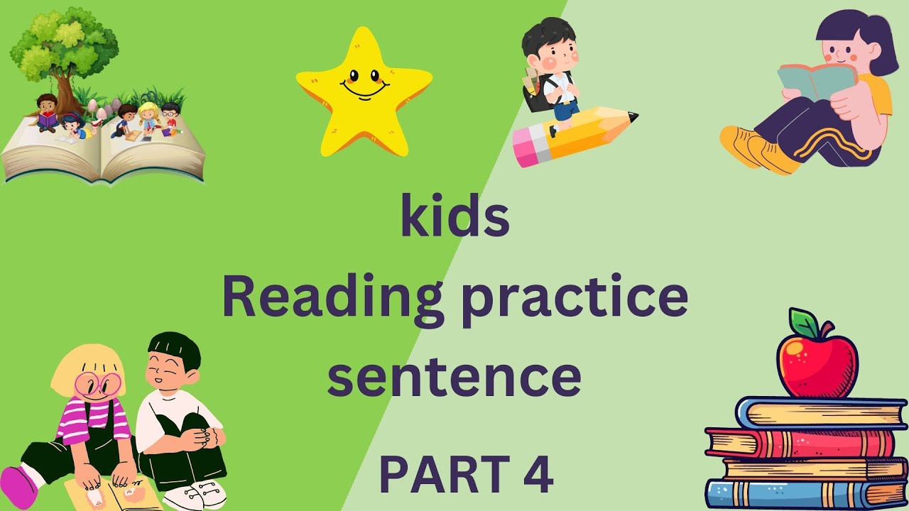 PART 4 ( kids reading practice sentences ) # simple sentence with ...