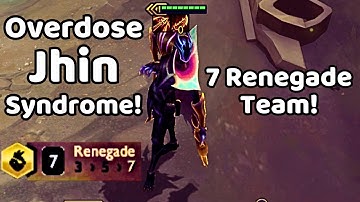 NihiUS TFT -  ⭐⭐⭐ Jhin 3 Star with 7 Renegade team ! | TFT Set 8.5