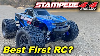 Traxxas Stampede 4x4 V2 BL-2S Brushless - Best first RC car 4x4 Monster Truck?