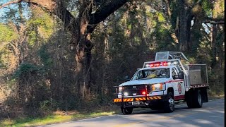 Alachua County Fire Rescue Brush 24 Responding