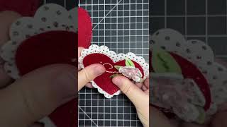 ❤️❤️❤️ #valentinesday #crafting #felt #diycrafts #handmadecraft #valentinecrafts #shorts #diy #love