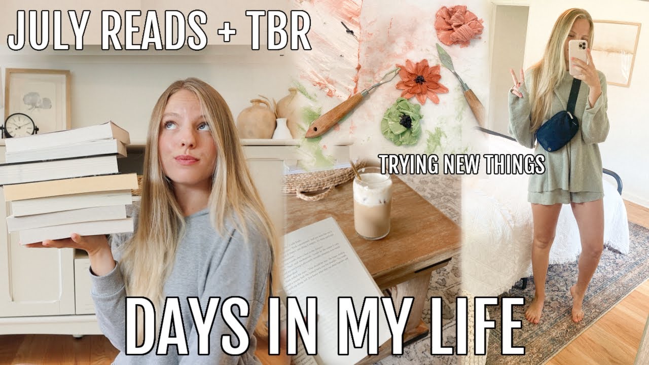 DAYS IN MY LIFE// book recs + TBR, baking, & trying new things!!