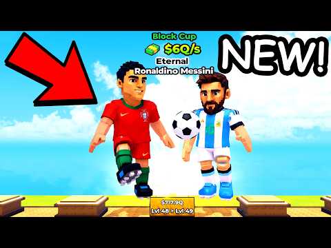 I Got NEW RONALDINO MESSINI ETERNAL Brainrot in Kick a Lucky Block!