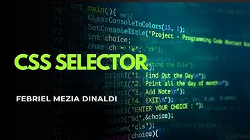 CSS Selector - HTML dan CSS Dasar