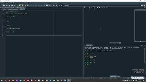 L1.1 - Introduction to Spyder (python IDE)
