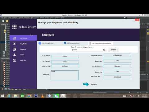 Offline Payroll System using Java/MySQL | Free Source Code Download