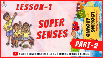 Chapter 1 Super Senses - Part 2 | Class 5 EVS Looking Around | NCERT Full Chapter Explanation