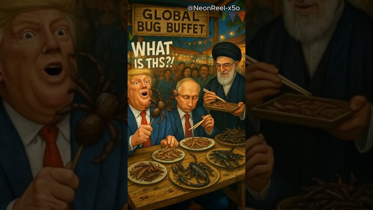 Putin Eats Crickets Like Chips. Trump? Not So Much! 