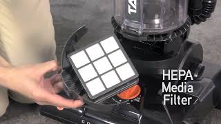 Hoover Task Vac Bagless Commercial Upright Ch53010 Features Review