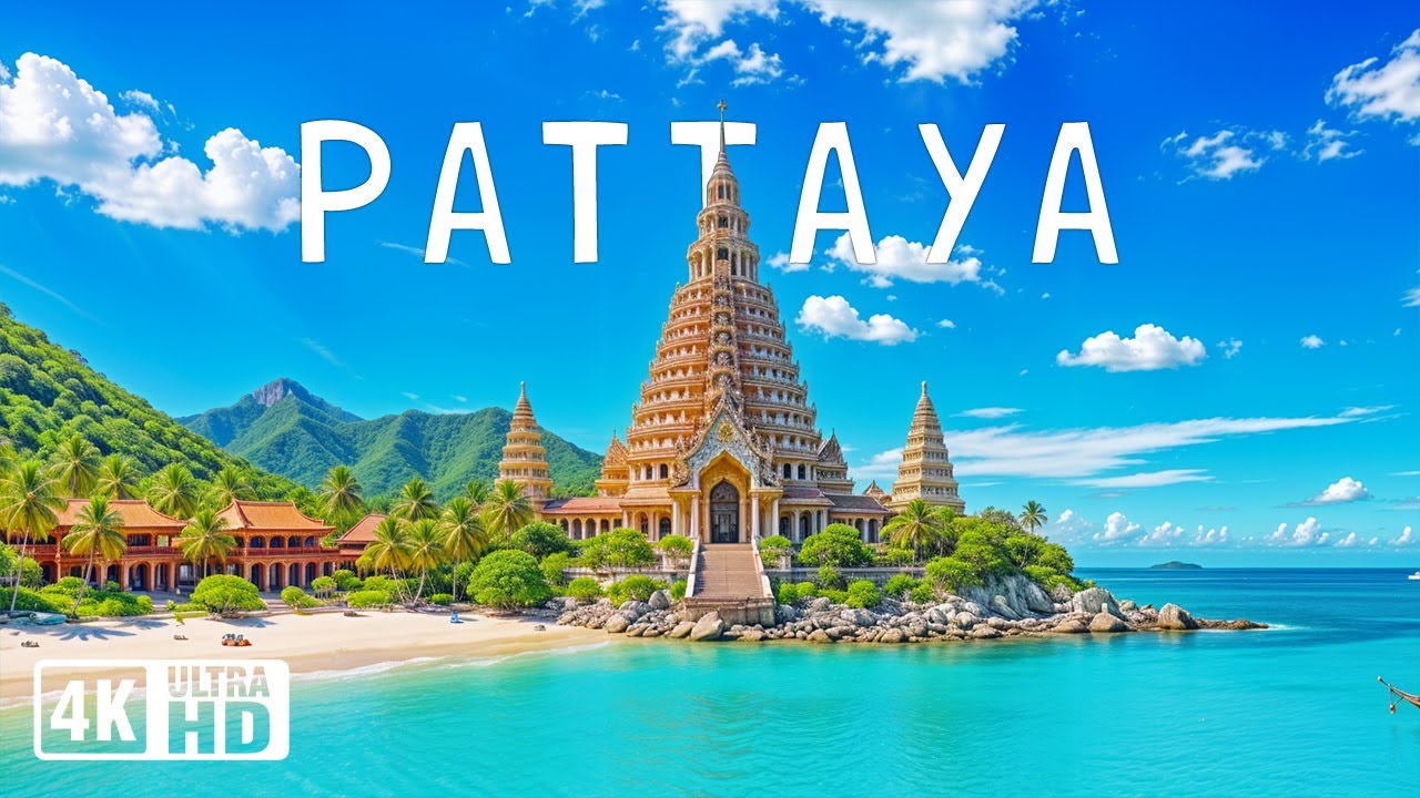 Pattaya 4K – Tropical Paradise | Turquoise Sea & Golden Beaches | Piano Relaxing