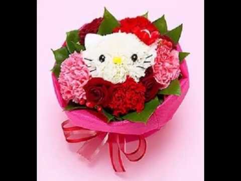 Bouquet bunga  hello  kitty  aneka jenis yang lucu YouTube