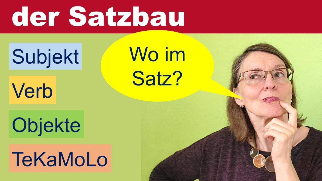 Der richtige Satzbau – das Fundament für gute Texte (Deutsch B1-C1)