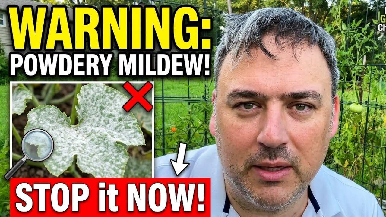 White Powder on Garden Leaves? Stop Powdery Mildew Now!
