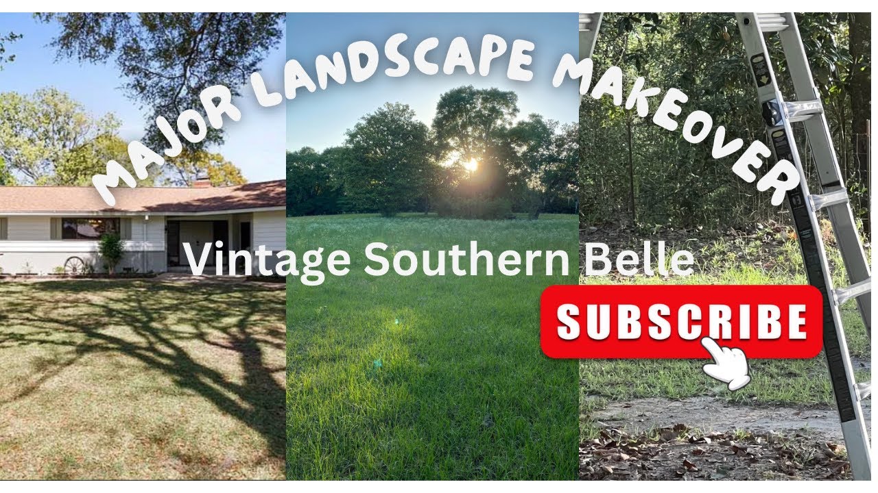 Landscape Makeover/ Southern Style Landscape/ Curb Appeal