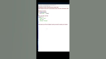 Part 9 | Python Programming | Creating, Importing, and Calling from Your own Module (updated)