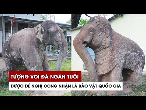 Video Hai tượng voi đá gần ngàn năm tuổi được đề nghị công... - youtube