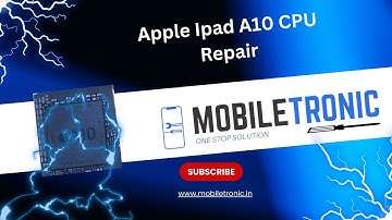 Apple A10 Ipad CPU Remove and Install