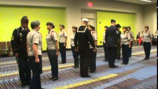 North Salem HS Lady Vikings Unarmed Inspection at The Nationals May 2014