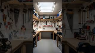 Tools storage in workshop
