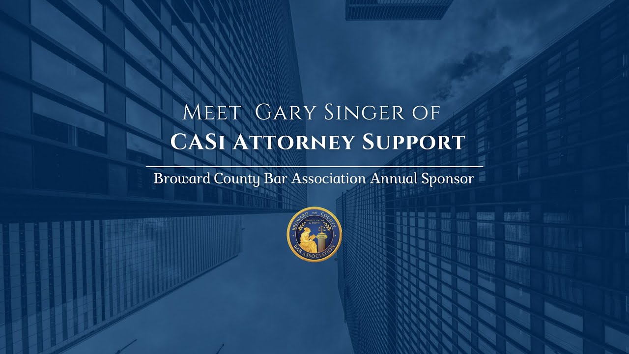 Meet Gary Singer of CASi Attorney Support - YouTube