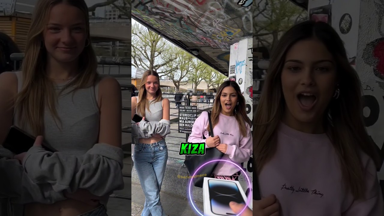 İyilik yapan kız karşılığını iphone ile alıyor.🤗 