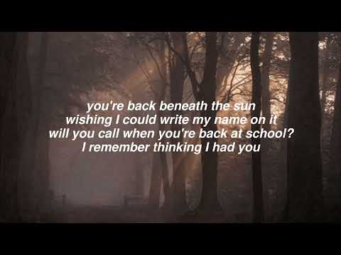 august (lyrics) - Taylor Swift