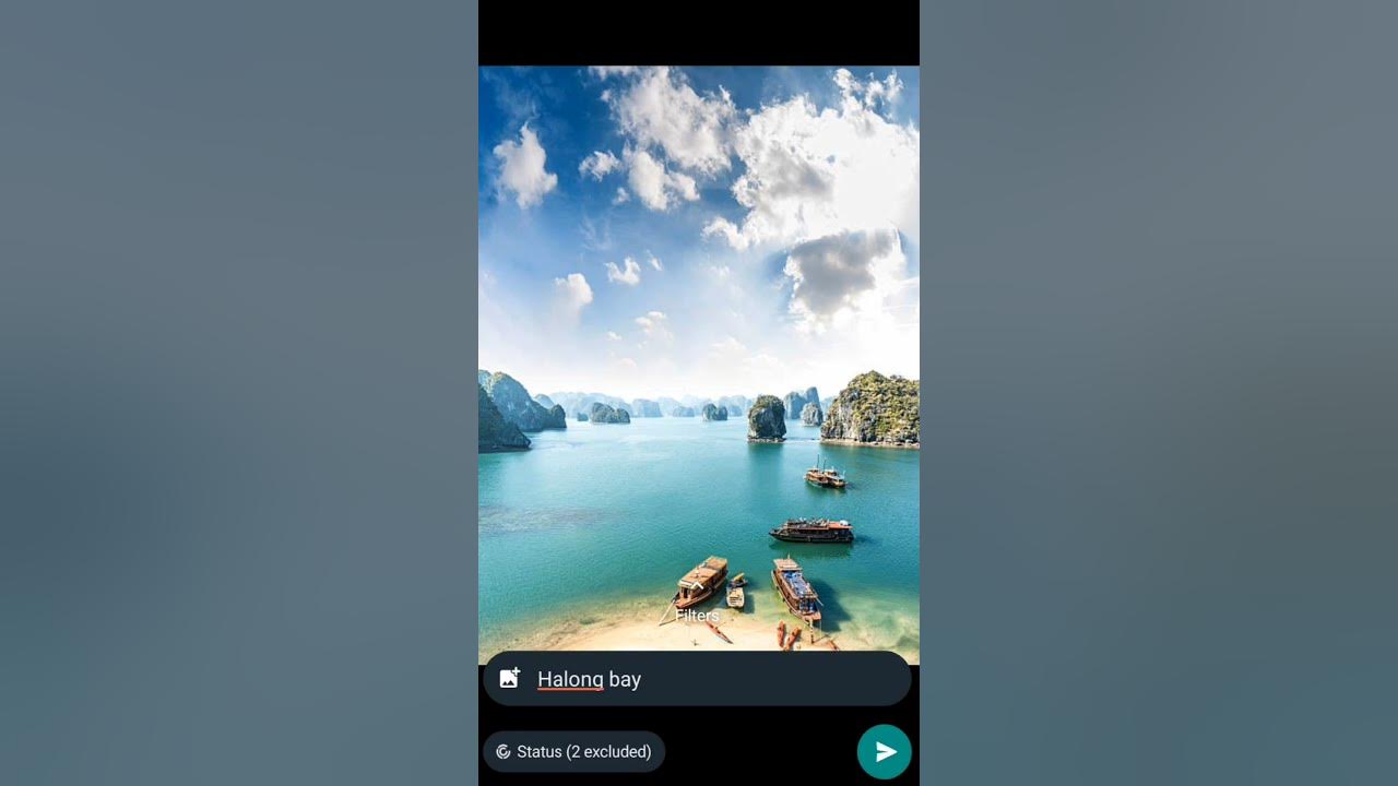 How to enter a new line in whatsapp status caption media caption 