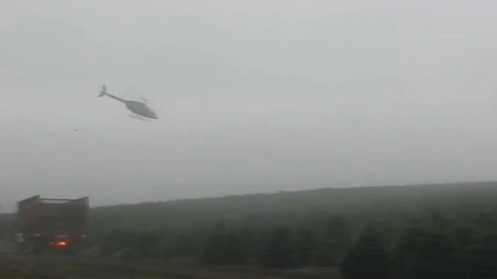 Oregon Christmas Tree Harvest With Helicopter.  Amazing Pilot!