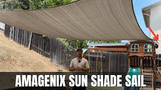 Amagenix Sun Shade Sail 16'X20' Review: Cool Shade for Summer!